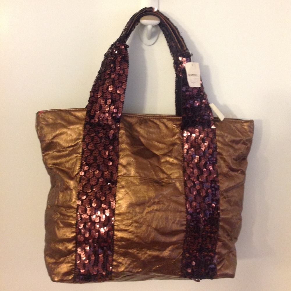 2/$100 Glam Style Sequinned Handbag, Large Bag